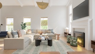 Midcentury Modern Living Room by Havenly Interior Designer Camila