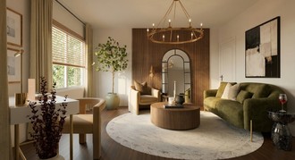 Modern, Transitional, Inspired Modern, Parisian Modern, Contemporary Luxe, Warm Transitional, New Classic Living Room by Havenly Interior Designer Anny