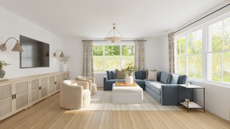 Classic, Transitional, Warm Transitional, Traditional Charm Playroom by Havenly Interior Designer Cami