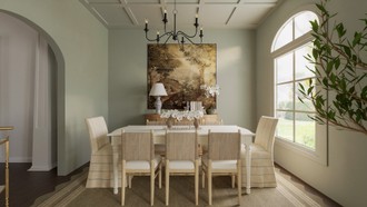 Warm Transitional, Modern Cottage Living Room by Havenly Interior Designer Maria