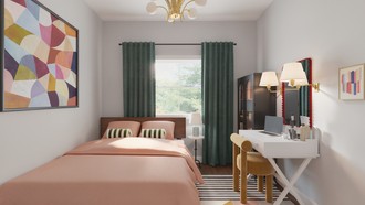 Modern, Eclectic, Bohemian Office by Havenly Interior Designer Rachel