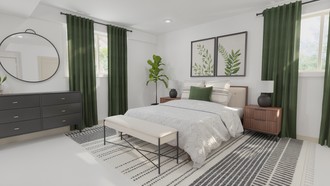 Inspired Modern, Warm Transitional, New Classic Bedroom by Havenly Interior Designer Katie