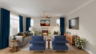 Modern, Glam Living Room by Havenly Interior Designer Katerina