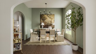 Warm Transitional, Modern Cottage Living Room by Havenly Interior Designer Maria