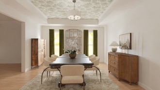 Transitional Dining Room by Havenly Interior Designer Sarah