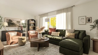 Organic Modern Living Room by Havenly Interior Designer Ivanna