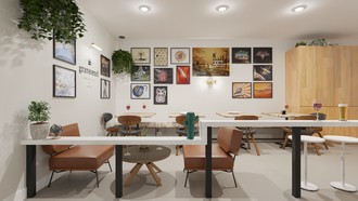 Industrial Dining Room by Havenly Interior Designer Ivan
