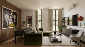 Contemporary, Modern Living Room by Havenly Interior Designer Julia