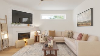 Modern, Farmhouse Living Room by Havenly Interior Designer Andrea