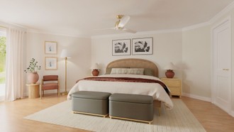 Organic Modern, Warm Transitional Bedroom by Havenly Interior Designer Montserrat