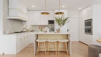 Organic Modern, Warm Transitional Kitchen by Havenly Interior Designer Montserrat