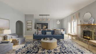 Coastal, Classic Coastal Living Room by Havenly Interior Designer Maria