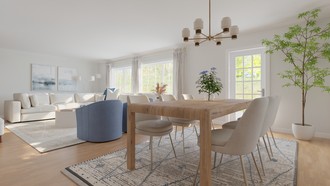 Coastal, Traditional Living Room by Havenly Interior Designer Jacqueline