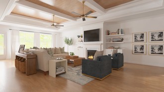 Modern, Classic, Transitional, Vintage Living Room by Havenly Interior Designer Meagan
