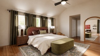 Contemporary, Contemporary Luxe Bedroom by Havenly Interior Designer Lara
