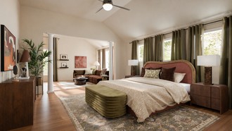 Contemporary, Contemporary Luxe Bedroom by Havenly Interior Designer Lara