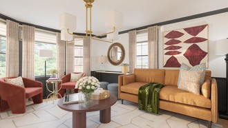 Transitional, Library Reading Room by Havenly Interior Designer Andrea