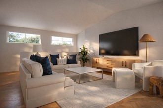 Coastal Living Room by Havenly Interior Designer Morgan