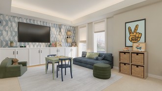 Transitional, California Cool, New Classic Playroom by Havenly Interior Designer Stephanie