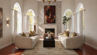 Classic Contemporary, Parisian Modern Living Room by Havenly Interior Designer Lara