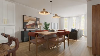 Contemporary Dining Room by Havenly Interior Designer Lara