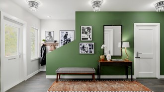Modern, Eclectic, Artful Eclectic Entryway by Havenly Interior Designer Katerina