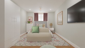 Modern Cottage, Traditional Charm Bedroom by Havenly Interior Designer Karina