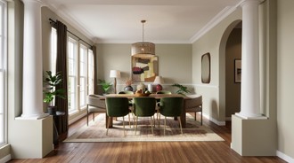 Organic Modern Dining Room by Havenly Interior Designer Paula