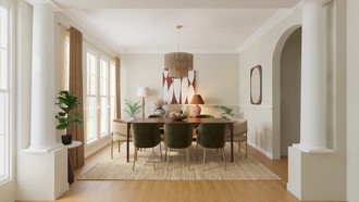Organic Modern Dining Room by Havenly Interior Designer Paula