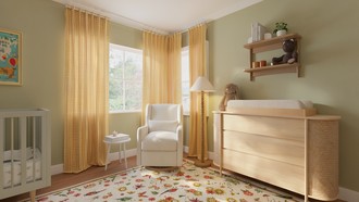 Artful Eclectic Nursery by Havenly Interior Designer Diogo