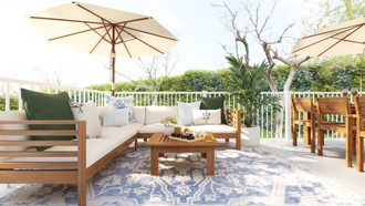 Classic Contemporary, Traditional Charm Outdoor Space by Havenly Interior Designer Lilia