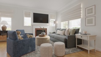 Modern, Farmhouse Living Room by Havenly Interior Designer Emilee