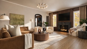 Contemporary, Inspired Modern, Organic Modern Living Room by Havenly Interior Designer Lara