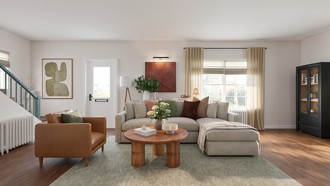 Organic Modern Living Room by Havenly Interior Designer Katherin