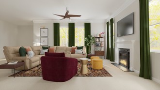 Midcentury Modern Living Room by Havenly Interior Designer Ivan