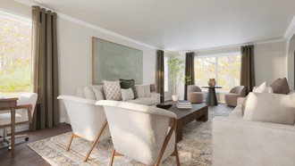 Transitional Living Room by Havenly Interior Designer Jacqueline