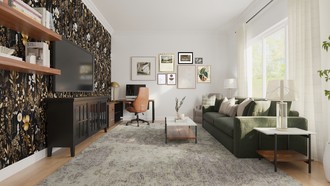Modern, Classic, Transitional Office by Havenly Interior Designer Meagan