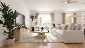 Contemporary, Inspired Modern, Organic Modern Living Room by Havenly Interior Designer Lara