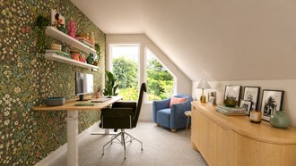 Preppy Office by Havenly Interior Designer Mariana