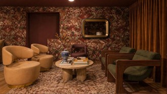 Eclectic Reading Room by Havenly Interior Designer Leah