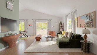 Midcentury Modern Dining Room by Havenly Interior Designer Valeria