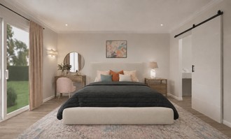 Contemporary, Bohemian, Coastal Bedroom by Havenly Interior Designer Mariana