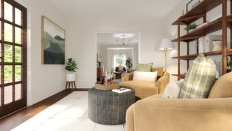 Contemporary, Transitional, Midcentury Modern Dining Room by Havenly Interior Designer Lilia
