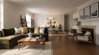 Midcentury Modern Living Room by Havenly Interior Designer Diogo