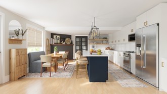 Transitional, Organic Modern Kitchen by Havenly Interior Designer Ivan