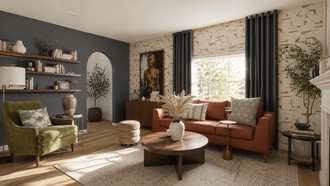 Organic Modern Living Room by Havenly Interior Designer Ivanna