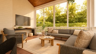 Bohemian Outdoor Space by Havenly Interior Designer Alejandra
