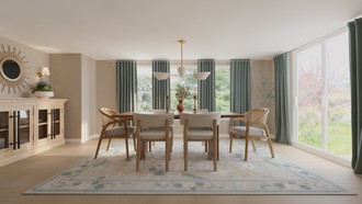 Organic Modern, California Cool Dining Room by Havenly Interior Designer Natalia