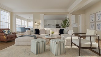 Traditional, Vintage, Classic Coastal, Modern Cottage, Traditional Charm Living Room by Havenly Interior Designer Jess
