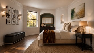Contemporary, Modern, Eclectic Bedroom by Havenly Interior Designer Mariana